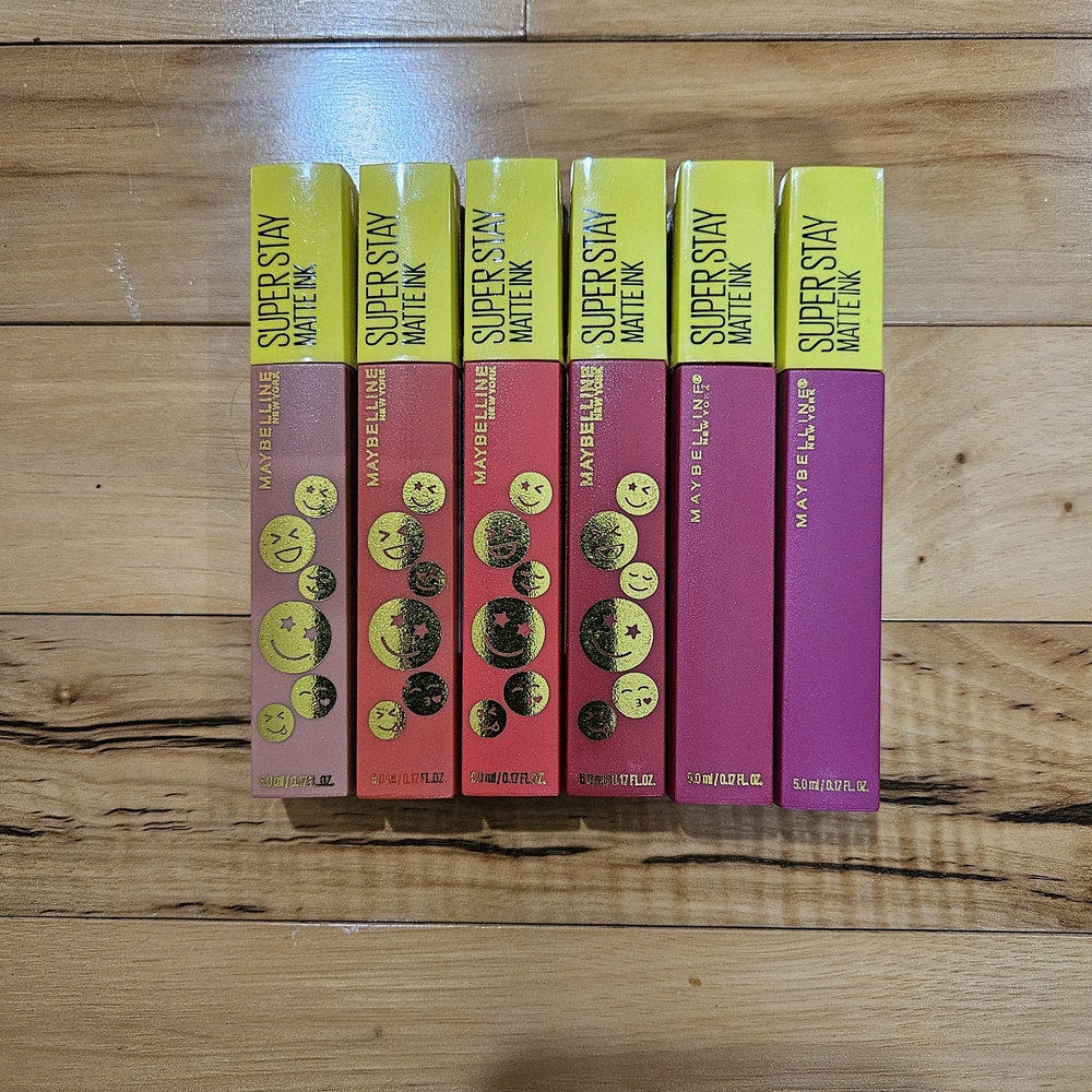 Maybelline Super Stay Matte Ink Liquid Lipstick Set Of 6 Shades